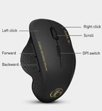 Ergonomic 6 Buttons USB Optical Game Mouse