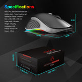 Wired LED Ergonomic Gaming Mouse