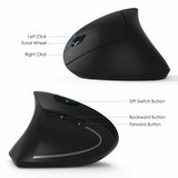 Ergonomic Wireless Vertical Mouse