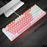 Color Backlit Wired Gaming Mechanical Keyboard