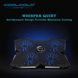 Laptop Gaming Cooler Stand with Four Fan and 2 USB Ports for 14-17inch Laptop