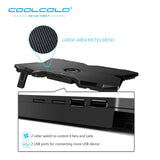 Laptop Gaming Cooler Stand with Four Fan and 2 USB Ports for 14-17inch Laptop