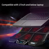 12-17 Inch LED Gaming RGB Laptop Cooler