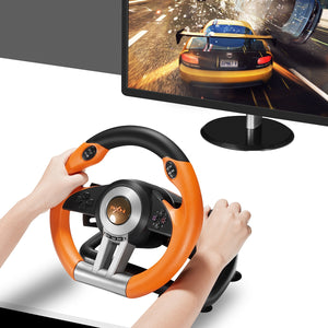 Gaming Steering Wheel with Pedals for PS3/PS4 /Xbox One/Nintendo Switch/Xbox