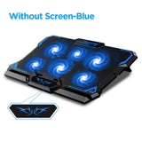 17inch Gaming Laptop Cooler with Six Fan and LED Screen