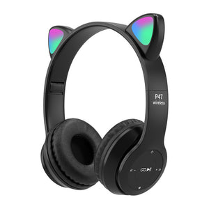 RGB Wireless Cat Headphones