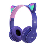 RGB Wireless Cat Headphones