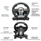 Gaming Steering Wheel with Pedals for PS3/PS4 /Xbox One/Nintendo Switch/Xbox