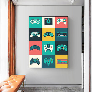 Video Game Controller Posters